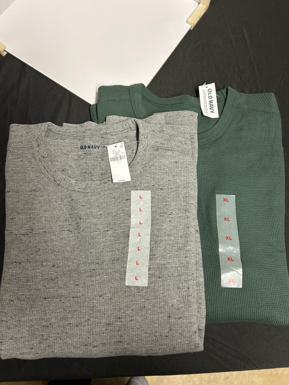 Set of 2 Old Navy long sleeve waffle t’s